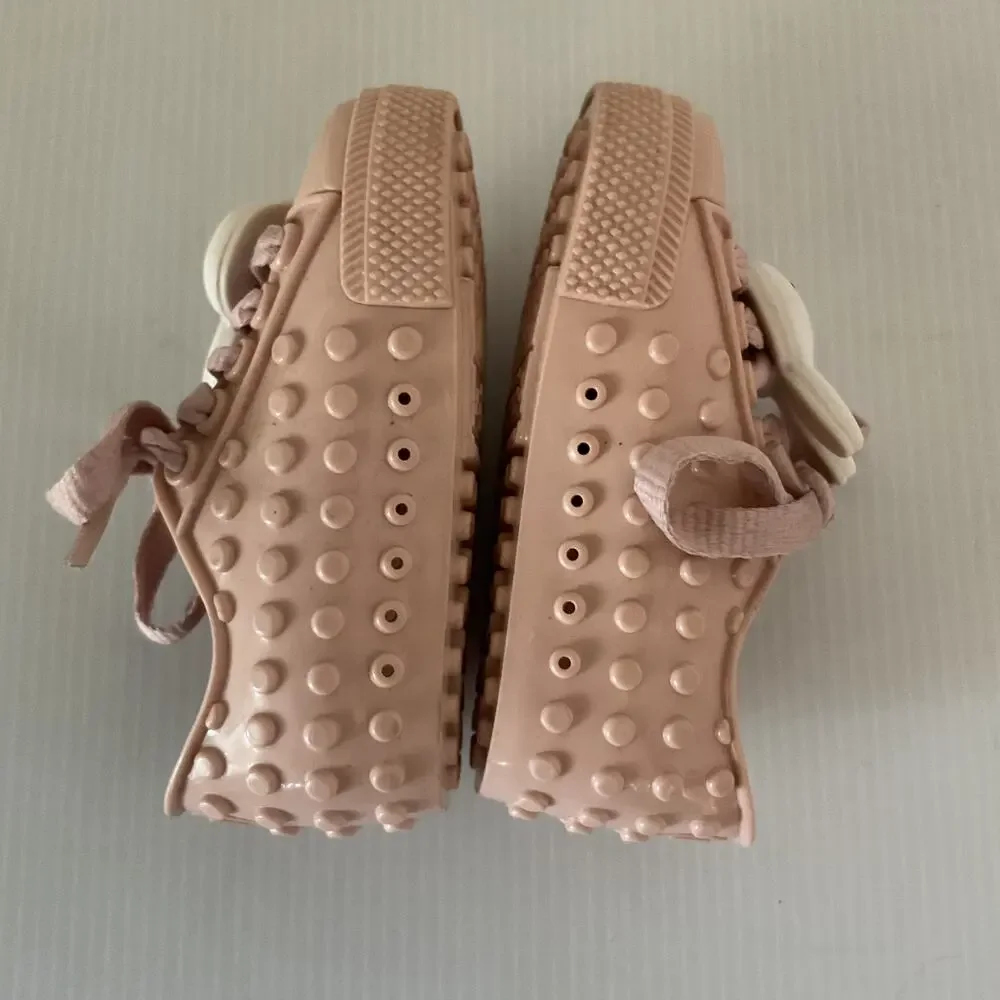 Mini Melissa x Miffy Baby Pink Rubber Sneakers Toddler Size 7/8 Cute Bunny